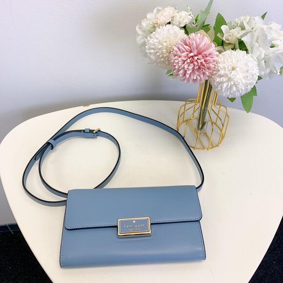 Kate Spade KB545 Reegan Crossbody IN Blue - Picture 2 of 7